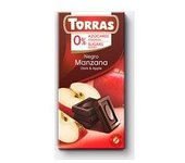 10 x Chocolate negro con manzana 75 g (Chocolate) - Torras