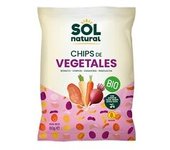 3 x Chips de vegetales con aceite de oliva Bio 80 g - Sol Natural