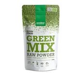 3 x Green mix raw vegano en polvo bio 200 g de polvo - Purasana