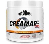 Creamap+Gfs creatina y aminoácidos 200 g de polvo (Naranja) - VIT.O.BEST