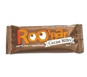 10 x Barrita de nibs de cacao 100% cruda 1 barrita de 30g - Roobar