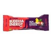 10 x Barra energética orgánica y vegana buddha con açai, fresa y platáno 1 barrita de 35g - Iswari