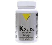 Vitaminas K2-D3 60 comprimidos - Vitall +