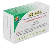 3 x K2 sol vitamina K2 huesos y articulaciones 48 cápsulas - Herboplanet