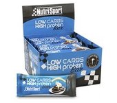 Caja de barritas low carbs cookies cream 16 barritas - Nutrisport