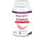 complex vitaminas y minerales 90 comprimidos de 1500mg - NutraVit