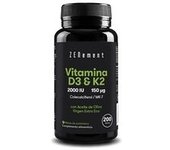 3 x Vitamina D3 + K2 200 perlas - Zenement