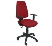 Piqueras y Crespo Elche CP Silla Bali Granate Brazos Regulables
