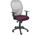 Piqueras y Crespo Jorquera Silla Malla Gris Asiento Bali Morado