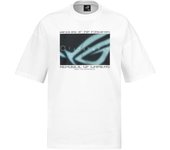 ASUS ROG Cosmic Wave Camiseta Algodón Blanca Hombre Talla L