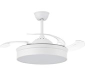 Ledme Mistra Ventilador de Techo con Luz LED y Mando 36W Blanco