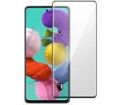 Avizar Protector Cristal Templado Negro para Samsung Galaxy A51