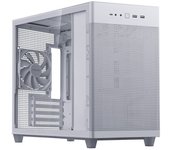ASUS Prime AP201 Cristal Templado Small Tower USB 3.2 Blanca