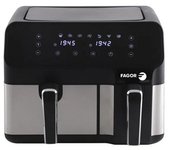 Fagor Naturfry DUO Freidora de Aire Dual 5.3L+3.3L 2900W Negra