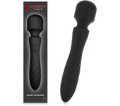 Hugbox Vibrador Wand Y Vibrador Femenino 20 Programas Negro