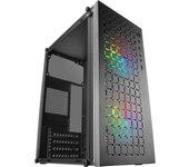 Mars Gaming MC-CORE Caja PC Micro-ATX Ultra-Compacta 2x Ventilador FRGB USB 3.0 Ventana Negro