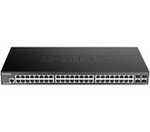 D-Link DGS-1250-52X Switch PoE 48 Puertos Gigabit + 4 Puertos SPF