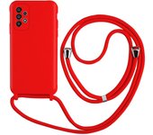 Cool Funda Cordón Liso Rojo para Samsung Galaxy A53 5G A536