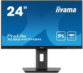 iiyama ProLite XUB2497HSN-B2 23.8" IPS FullHD 100Hz USB-C DOCK Altavoces Altura Ajustable (5 Años Garantía)