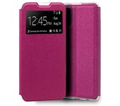 Cool Funda Flip Cover Liso Rosa para Samsung Galaxy A41 A415
