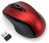 Kensington Pro Fit Ratón Óptico Inalámbrico Mediano 1600DPI Rojo