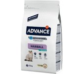 1,5 Kg. pienso para gatos esterilizados Advance Hairball con pavo