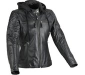 DIFI Jolene 2 Chaqueta de cuero de moto para mujer - Negro (4XL)