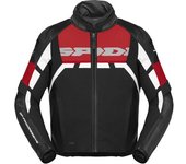 Spidi Rapid H2Out Chaqueta de cuero impermeable para motocicleta - Rojo (M)