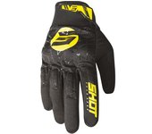 Shot Drift Spider Guantes de Motocross - Negro Amarillo (M L)