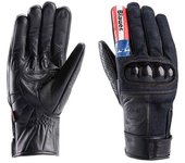 Blauer Combo Carbon Denim USA Guantes de motocicleta - Negro