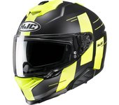 HJC i71 Peka Casco - Negro Amarillo (2XL)