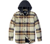 Carhartt Rugged Flex Flannel Hooded Camisa - Marrón (2XL)
