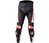 MUGENRACE RBRS-1 Pantalones de cuero para moto - Negro Blanco Rojo (5XL)