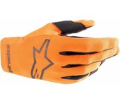 Alpinestars Radar Guantes de motocross - Negro Naranja (2XL)