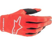 Alpinestars Radar Guantes de motocross - Rojo Plata (M)