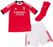 Adidas - Conjunto SLB Benfica Primera Equipación 2025-2026 Niño, Unisex, Benfica Red-White, 128 cm