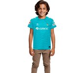Hummel - Camiseta Real Betis Segunda Equipación Portero 2024-2025 Niño, Unisex, Scuba Blue, 140 cm