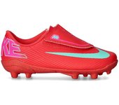 Nike - Bota de fútbol Zoom Mercurial Vapor 16 Club MG Cinta Adhesiva Niño, Unisex, Ember Glow-Aurora Green, 13C