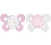 Chicco Physio Comfort Girl Chupete Silicona 0-6m x2