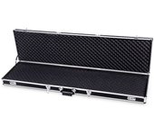 Costway Estuche rígido para rifles de aluminio Estuche para pistolas con 2 cerraduras de combinación negro