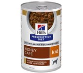 156 g Hill's Prescription Diet Kidney Care k/d Pollo y verduras en estofado lata para perros