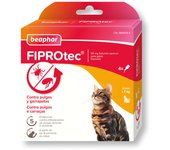 2 ML Beaphar Fiprotec Pipetas Antiparasitarias para gatos