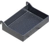 eurokraft pro Cubeta de goteo, H x A x P 40 x 120 x 90 mm, plata antigua