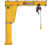Vetter Grúa giratoria de columna MEISTER M, con polipasto eléctrico de cadena HF, carga máx. 500 kg, alcance 3 m