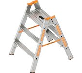 Layher Escalerilla para cargas pesadas, carga máx. 200 kg, 2 x 3 peldaños, a partir de 2 unid.