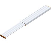Layher Pasarela telescópica de aluminio, carga máx. 150 kg, longitud 1,6 m - 2,9 m, a partir de 2 unid.