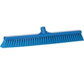 Vikan Escoba, anchura 610 mm, blanda, UE 10 unid., azul