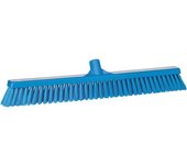 Vikan Escoba, anchura 610 mm, blanda / dura, UE 10 unid., azul