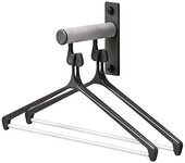 eurokraft pro Ropero pequeño de pared en aluminio, UE 2 unid., con 2 ganchos y 2 perchas