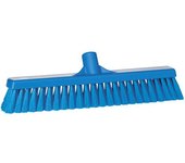 Vikan Escoba, anchura 410 mm, blanda, UE 10 unid., azul